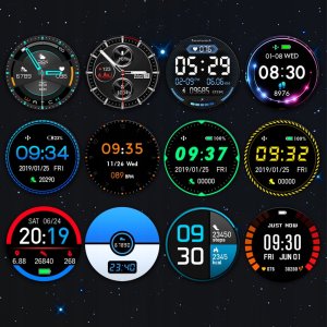 SMART WATCH SILICONE F22 BLACK 7