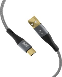 Kabel USB EFB USB-A - USB-C 2 m Czarny (USB-AC-00008) 2
