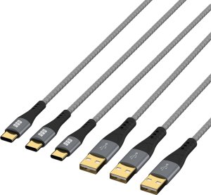 Kabel USB EFB USB-A - USB-C 2 m Czarny (USB-AC-00008) 4