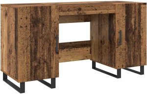 Biurko vidaXL Brązowe 140 cm x 50 cm 2