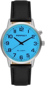 Zegarek Perfect Zegarek Perfect EL001W-01 męski klasyczny podświetlany . 4