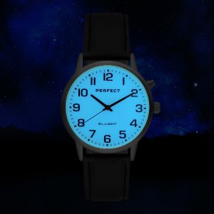 Zegarek Perfect Zegarek Perfect EL001W-01 męski klasyczny podświetlany . 6