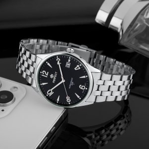 Zegarek Perfect Zegarek Perfect M141T-02 męski klasyczny czytelny 42 mm . 3