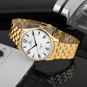 Zegarek Perfect Zegarek Perfect M141-07 męski klasyczny czytelny 42 mm . 3