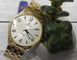 Zegarek Perfect Zegarek Perfect M141-07 męski klasyczny czytelny 42 mm . 9