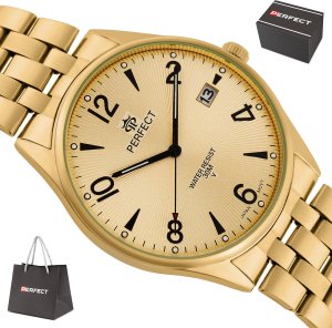 Zegarek Perfect Zegarek Perfect M141T-08 męski klasyczny czytelny 42 mm . 8