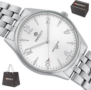 Zegarek Perfect Zegarek Perfect M141-03 męski klasyczny czytelny 42 mm . 7
