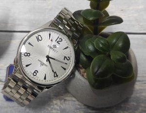 Zegarek Perfect Zegarek Perfect M141-03 męski klasyczny czytelny 42 mm . 9