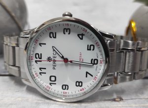 Zegarek Perfect Zegarek Perfect R417N-02 męski klasyczny czytelny 40 mm . 5