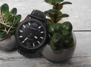 Zegarek Perfect Zegarek Perfect W146-07 męski perforowany pasek 44 mm . 8