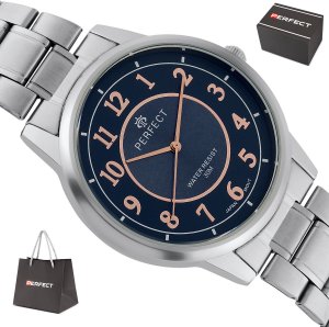 Zegarek Perfect Zegarek Perfect R421U-04 męski klasyczny czytelny 39 mm . 8