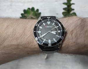 Zegarek Perfect Zegarek Perfect W155D-02 męski sportowy 46 mm . 3