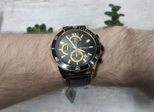 Zegarek Perfect Zegarek Perfect W502CH-03 męski chronograf 46 mm . 3