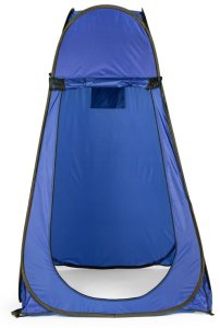 Springos Namiot turystyczny samorozkładający przebieralnia kabina prysznicowa WC niebieski MultiGarden 3