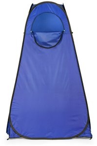 Springos Namiot turystyczny samorozkładający przebieralnia kabina prysznicowa WC niebieski MultiGarden 4