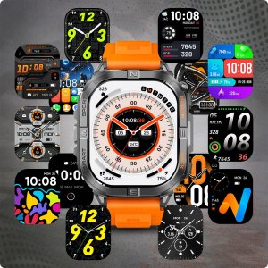 SMARTWATCH MĘSKI z GPS KOMPAS WODOODPORNY ROZMOWY MENU PL AMOLED 580mAh 12