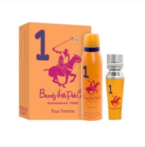 Beverly Hills Polo Club Gift Set : 1982 - Sport 1, Eau De Parfum, For Women, 50 ml + 1982 - Sport 1, Anti-Perspirant, Deodorant Spray, For Women, 150 ml For Women 2