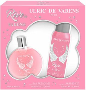 Set Ulric De Varens: Reve De Varens, Eau De Parfum, For Women, 50 ml + Reve De Varens, Deodorant Spray, For Women, 125 ml For Women 2