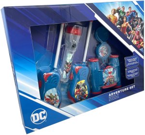Zestaw 4w1 Krótkofalówki Latarka Lornetka Kompas Dla Dzieci Batman Superman / 23933 Dc 5