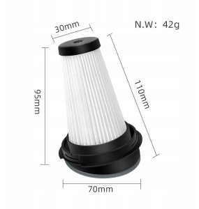 Filtr Powietrza Wymienny Hepa Do Rowenta Tefal Seria X-pert 160 / Zr005202 7