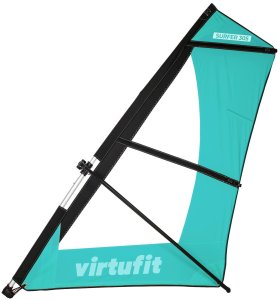 Deska SUP VirtuFit Surfer 305 turkusowa, osłona przeciwwiatrowa, akcesoria 13