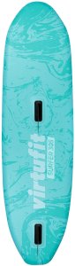 Deska SUP VirtuFit Surfer 305 turkusowa, osłona przeciwwiatrowa, akcesoria 2