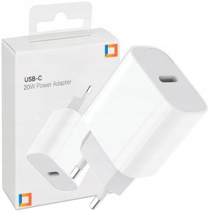 SZYBKA ŁADOWARKA KOSTKA USB-C 20W USB TYP C + KABEL DO IPHONE 15 16 PRO 1M 2