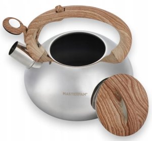 Stalowy czajnik 2-litrowy połysk. Gaz i indukcja. Masterpan MP-1007 2