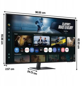 Monitor Samsung M7 M70F (LS43FM700UUXDU) 4