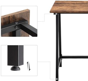 Biurko Hurtel Brązowe 100 cm x 50 cm 4