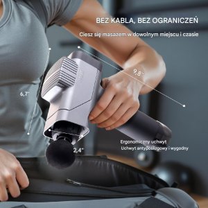 Masażer pistoletowy do ciała, pleców i stóp16V 3200 obr./min 5