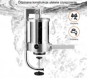 Nadziewarka do kiełbasy maszynka do kiełbas szpryca 1,5L 3