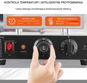 Gofrownica Vevor Gofrownica do pączków holenderskich naleśników naleśnikarka 9 szt 1700W 2