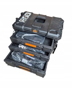 Skrzynka narzędziowa XL ROC Pro Gear 2.0 z 4 szufladami 56,5x37,5x41,3cm 3