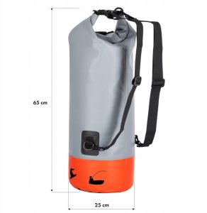 NC17108 PLECAK WODOODPORNY 25L POMARAŃCZOWY NILS CAMP 2