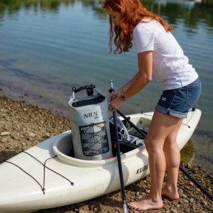 NC17108 PLECAK WODOODPORNY 25L POMARAŃCZOWY NILS CAMP 4