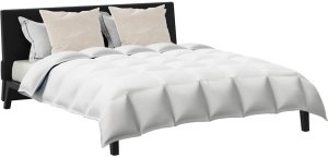 Zestaw kołdry zimowej z poduszką 3 pcs Biały 200 x 200 cm 3