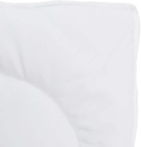 Kołdra z poduszkami Argyle 3 pcs Biały 200 x 220 cm Mikrofibra 8