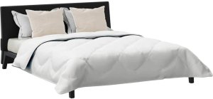 Kołdra z poduszkami Argyle 3 pcs Biały 240 x 220 cm Mikrofibra 3