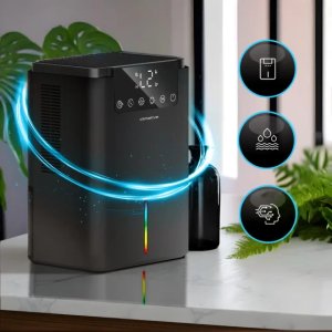 Climative DH-070 Luxe UV osuszacz powietrza lampa UV higrostat termometr timer zbiornik 2000 ml cicha praca tryb snu panel dotykowy akcesoria filtracja 10
