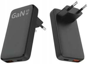 Beline Ład. siec. 1x USB-C + 1x USB 65W czarna /black (only head) PD 3.0 + QC 3.0 BLN2CW65 2