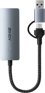 Lindy 43415 huby i koncentratory USB 3.2 Gen 2 (3.1 Gen 2) Type-C 5000 Mbit/s Szary 3