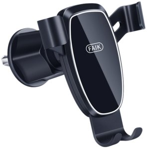 Uchwyt Samochodowy Grawitacyjny Na Telefon Do Kratki Wentylacyjnej Czarny 2