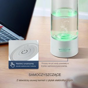Generator wody wodorowej Jonizator wody 380ml 5