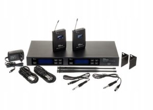 Mikrofon the t.bone Zestaw the t.bone free solo Twin PT823 MHz+ 2x HeadmiKe-D mikrofon nagłowny 3