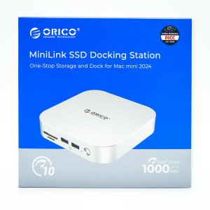 Orico Stacja dokująca do MacMini, USB-C 10 Gbps, z obudową M.2 NVMe, metalowa 7