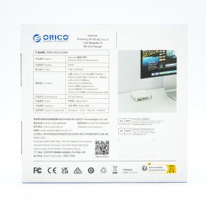 Orico Stacja dokująca do MacMini, USB-C 10 Gbps, z obudową M.2 NVMe, metalowa 8