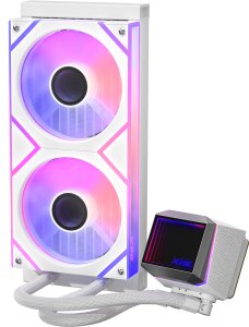 WAK XPG LEVANTE II 240 (2*120mm ARGB Fan) weiß retail 3