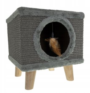 Purlov Legowisko dla kota - domek na nóżkach 26215 2