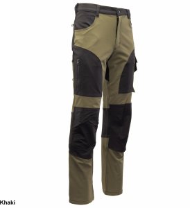 AISP - TRAIL spodnie do pasa 4WAY stretch podwójne potrójne szwy szyte mocną nicią 280 g/m2 wzmocnione mkieszenie na komórkę - stalowy 27 30